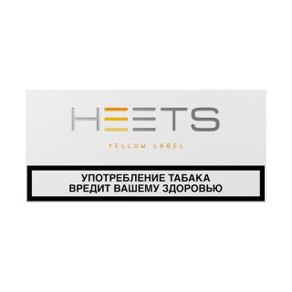 ТАБАЧНЫЕ СТИКИ HEETS FROM PARLIAMENT, БЛОК YELLOW LABEL